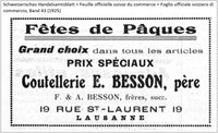 1925 Besson Ephise, Lausanne