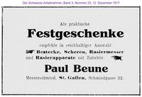 1917 Beune Paul, St. Gallen