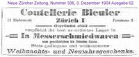 1904 Bleuler, Z&uuml;rich II
