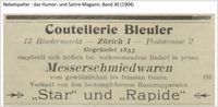 1904 Bleuler, Z&uuml;rich III