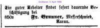 1886 Brunner Fr., Aarau