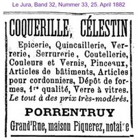 1882 Celestin, Porrentruy