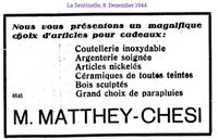1944 Mathey Chesi M., La Chaux de Fonds I