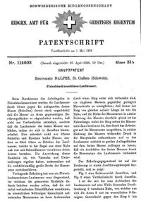 1926 Dalpez Benvenuto, St. Gallen I