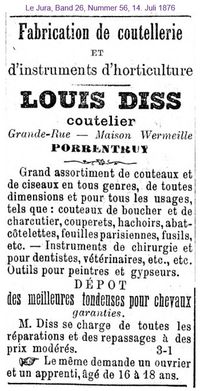1876 Diss Louis, Porrentruy