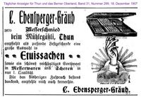 1907 Ebensperger C. Gr&auml;ub, Thun I