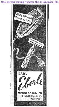1938 Eberle Karl, Z&uuml;rich II