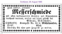 1885 Elsener, M&uuml;hlhausen