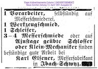 1891 Elsener Karl, Schwyz I