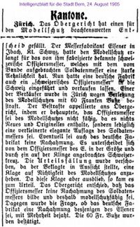 1905 Elsener, Schwyz IIIII