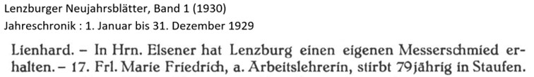 1930 Elsener Lenzburg