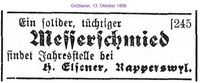 1896 Elsener H., Rapperswil