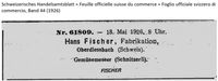 1926 Fischer Oberdiessbacg