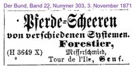 1871 Forestier, Genf
