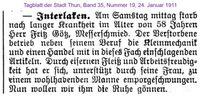 1911 G&ouml;tz Fritz, Interlaken I