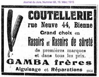 1915 Gamba Freres, Biel I