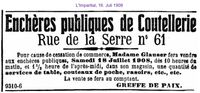 1908 Glauser, La Chaux de Fonds I