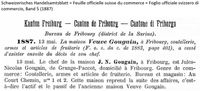 1887 Gougain, Fribourg