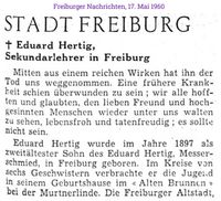 1960 Hertig Eduard, Fribourg