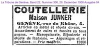 1900 Junker, Genf