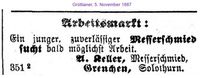 1887 Keller U., Grenchen