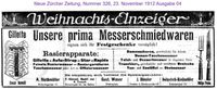 1912 Kienast F., Z&uuml;rich IIIII