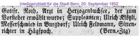 1852 Kl&ouml;tzli Ulrich, Burgdorf
