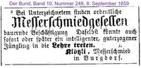 1859 Kl&ouml;tzli, Burgdorf