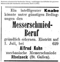 1901 Kuhn, Rheineck