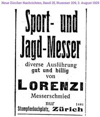 1929 Lorenzi, Z&uuml;rich III