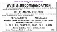 1885 Muller G., Marti M. F., Biel