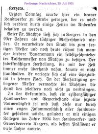 1931 Mathys Fr., Kerzers I