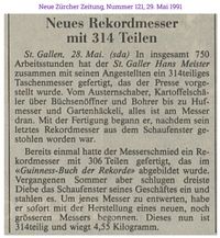 1991 Meister Hans, St. Gallen II