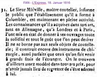 1816 Mieville, Colombier