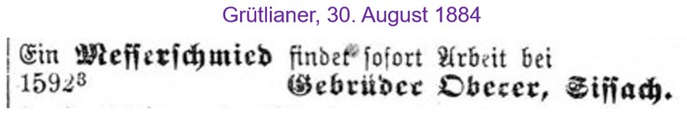 1884 Oberer Gebr&uuml;der, Sissach