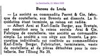 1935 Perret et Cie, Brenets II