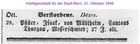 1846 Pfister Isaak, M&uuml;hlheim