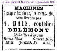 1898 Rais A., Delemont