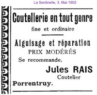 1902 Rais Jules, Porrentruy