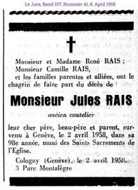 1958 Rais Jules Jacques II