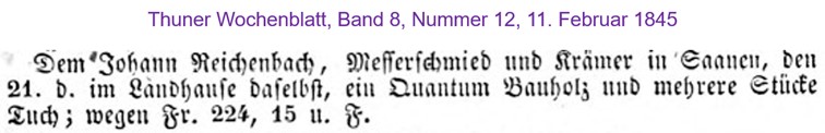 1845 Reichenbach Johann, Saanen
