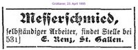 1895 Renz E., St. Gallen I