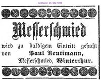 1898 Reutimann Paul, Winterthur
