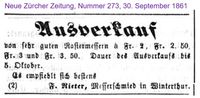 1861 Rieter F., Winterthur