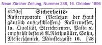 1896 Riethm&uuml;ller A. Sohn, Z&uuml;rich III
