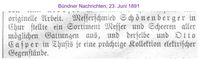 1891 Sch&ouml;nenberger J., Chur IIII