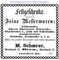 1894 Schaerer M., Bern