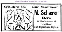 1897 Schaerer M., Bern