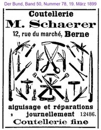 1899 Schaerer M., Bern III