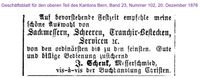 1876 Schenk J., Bern